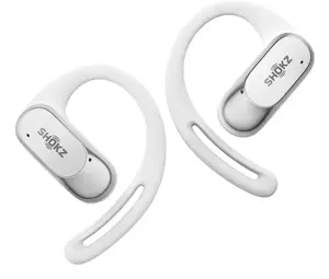 Shokz OpenFit Air Bezvadu Austiņas ar Ausu Āķi Bluetooth Baltas Iebūvēts Mikrofons Binaurālas Intraaurālas