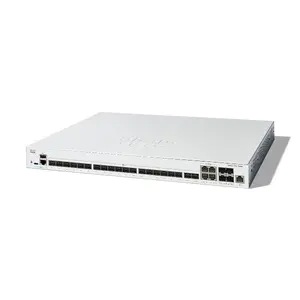 Network switch Cisco Catalyst C1300-24XS Managed L2/L3, 480 Gbit/s switching capacity, RJ-45/USB-C console, 16,000 MAC table, grey, 4.15 kg