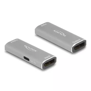 DeLOCK DisplayPort 1.4 Repeater 8K 30 Hz 20 m