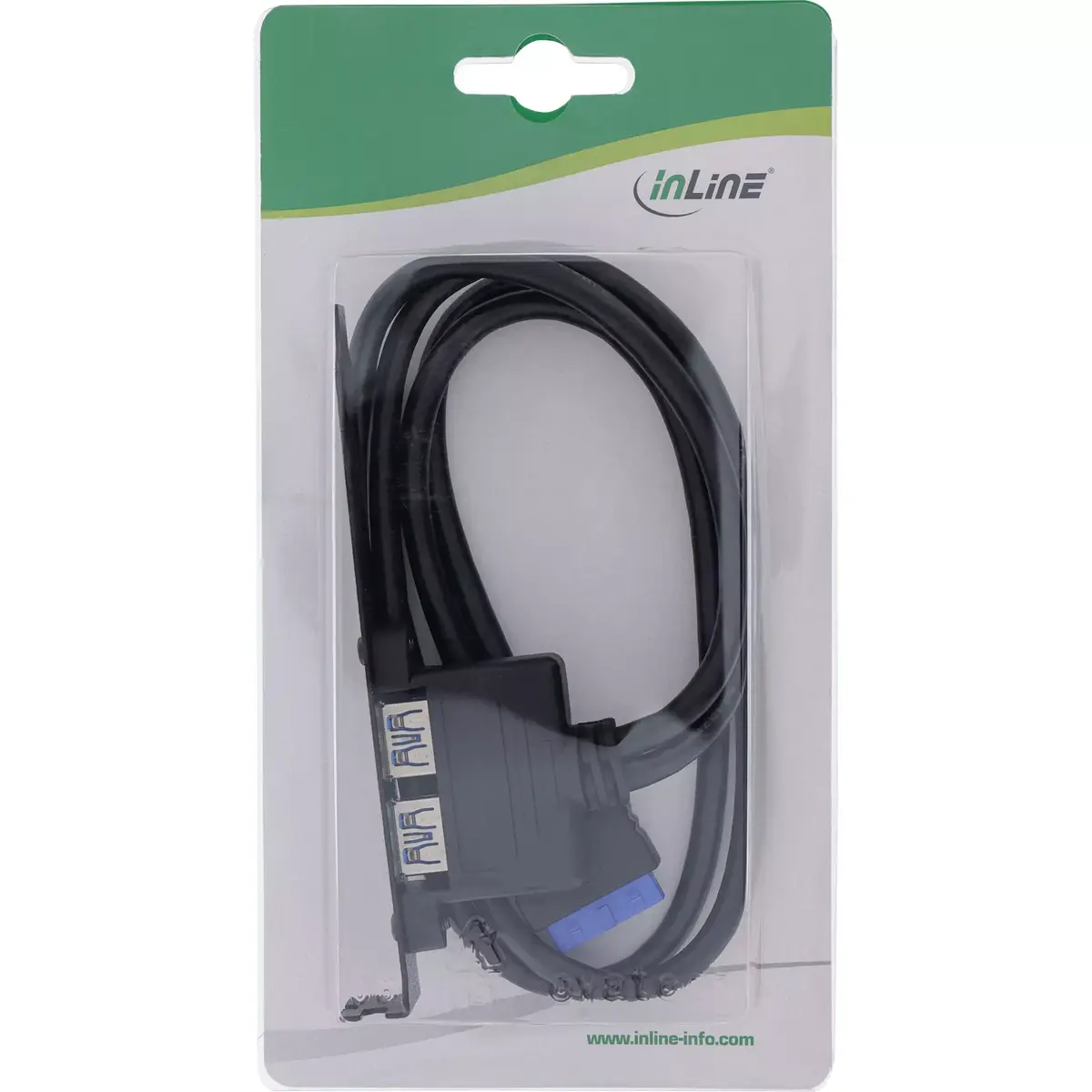 InLine Slot Bracket 2x USB 3.0 A female Photo 2