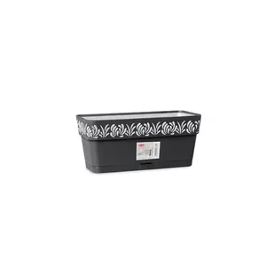 Flower box Stefanplast Gaia 30×13×12 cm black