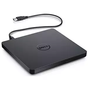 Ārējais optiskais disks Dell DVD±RW 784-BBBI USB 2.0 melns, atvere ar atvilktni, CD 24x