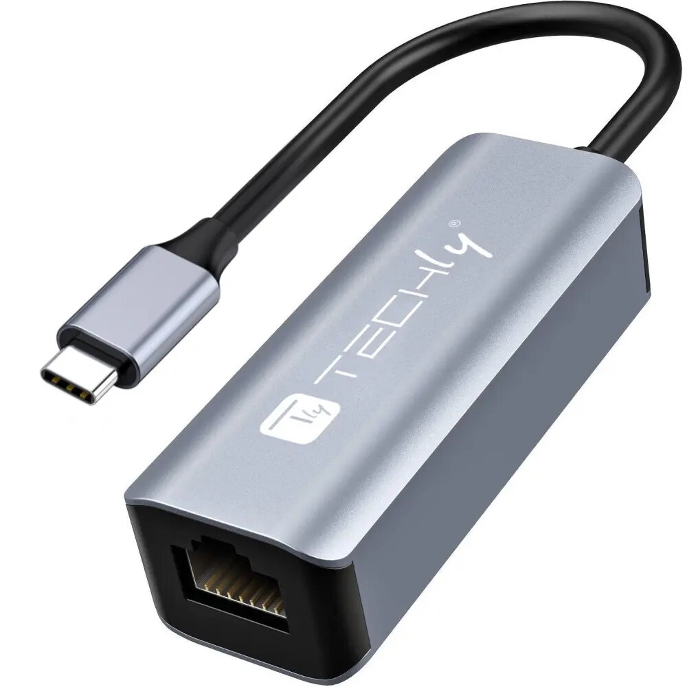 Techly IDATA-USB-ETGIGA-CA USB-C uz Gigabit Ethernet