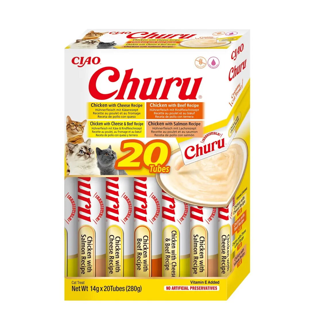Kaķu gardumi INABA Churu sortiments —