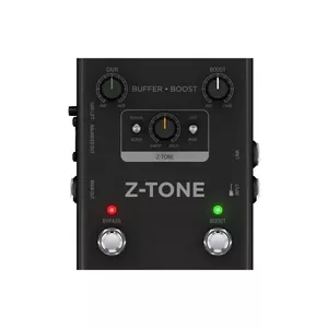 Preamp DI-box IK Multimedia IK Z-TONE Buffer Boost with Boost effect