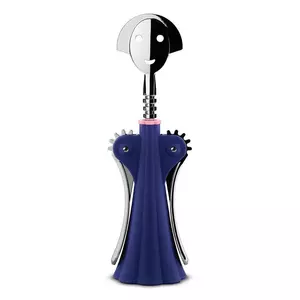 Wing corkscrew Alessi Anna G. Blue Stainless steel