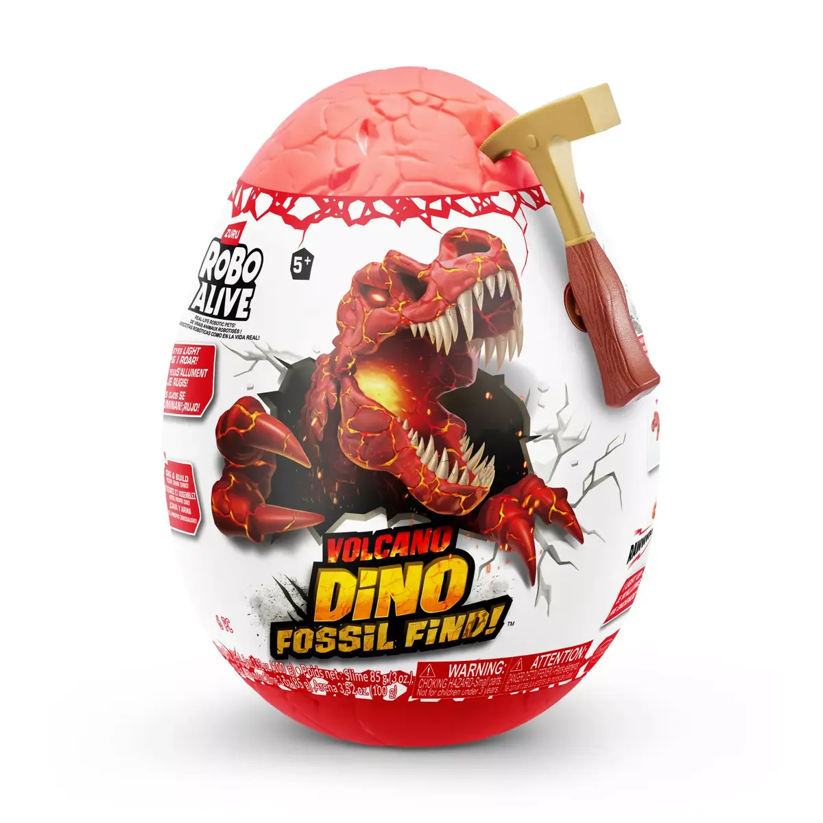 Zuru Robo Alive Volcano Dino Fossil Find — игрушка-динозавр Photo 3