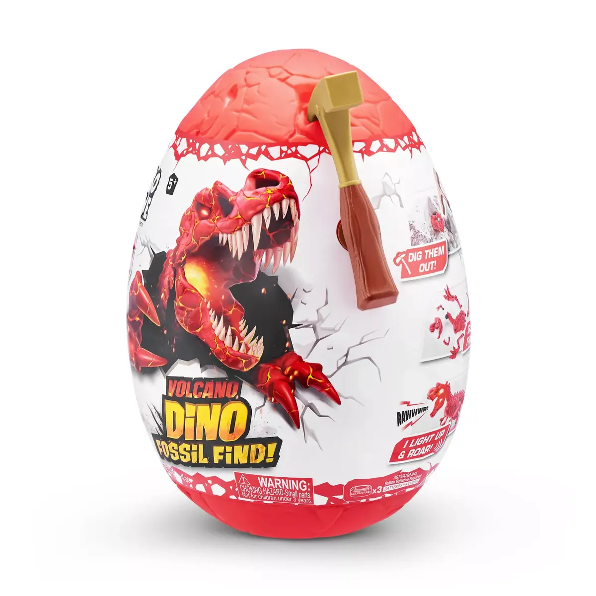 Zuru Robo Alive Volcano Dino Fossil Find — игрушка-динозавр Photo 4