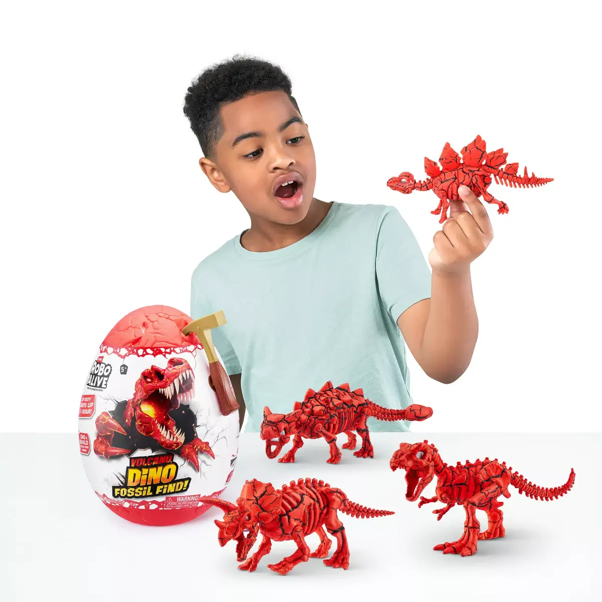 Zuru Robo Alive Volcano Dino Fossil Find — игрушка-динозавр Photo 10
