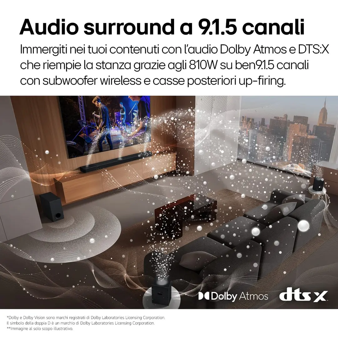 Soundbar LG S95TR — 9.1.5 channels, 810 W Photo 15