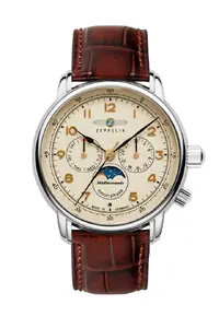 Kvartza pulkstenis Zeppelin Mediterranee 9636-5 — nerūsējošais tērauds, ūdensizturīgs