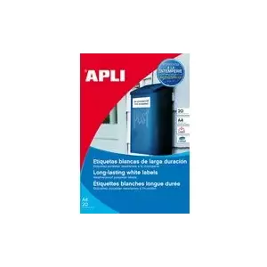 Weatherproof Labels agipa 15088 — Polyester 63.5 x 38.1 mm, pack