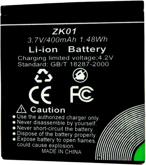 Battery AGFA ZK01 3.7V 1000mAh Photo 2