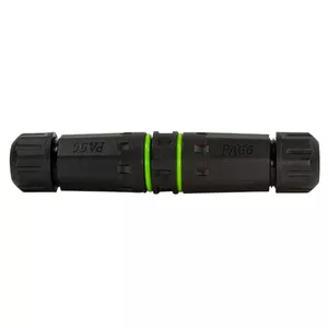 Techly IP68 Waterproof Duplex LC Fiber Optic Connector with Two Cable Glands