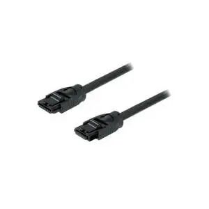 Кабель SATA Tecline 0.5m eSATA - SATA 7-pin черный