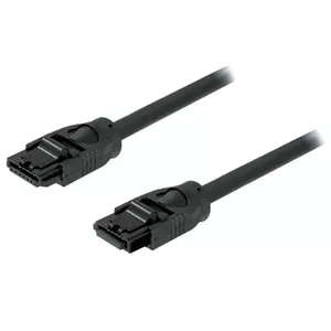 SATA cable Tecline 1.0m eSATA - SATA 7-pin Black