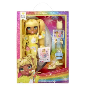 Кукла модная MGA Entertainment Rainbow High Junior High PJ Party — Sunny (Yellow), женская, 4+