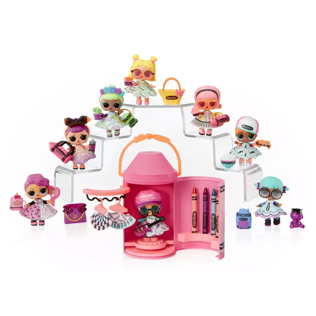 Mini lelle L.O.L. Surprise! Loves CRAYOLA Color Me Studio Photo 6