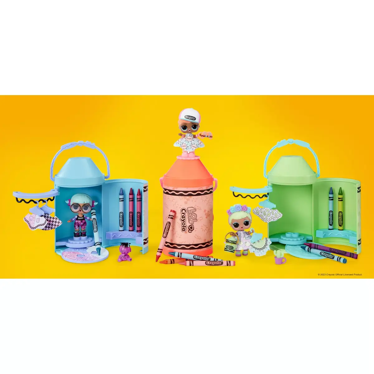 Mini lelle L.O.L. Surprise! Loves CRAYOLA Color Me Studio Photo 11