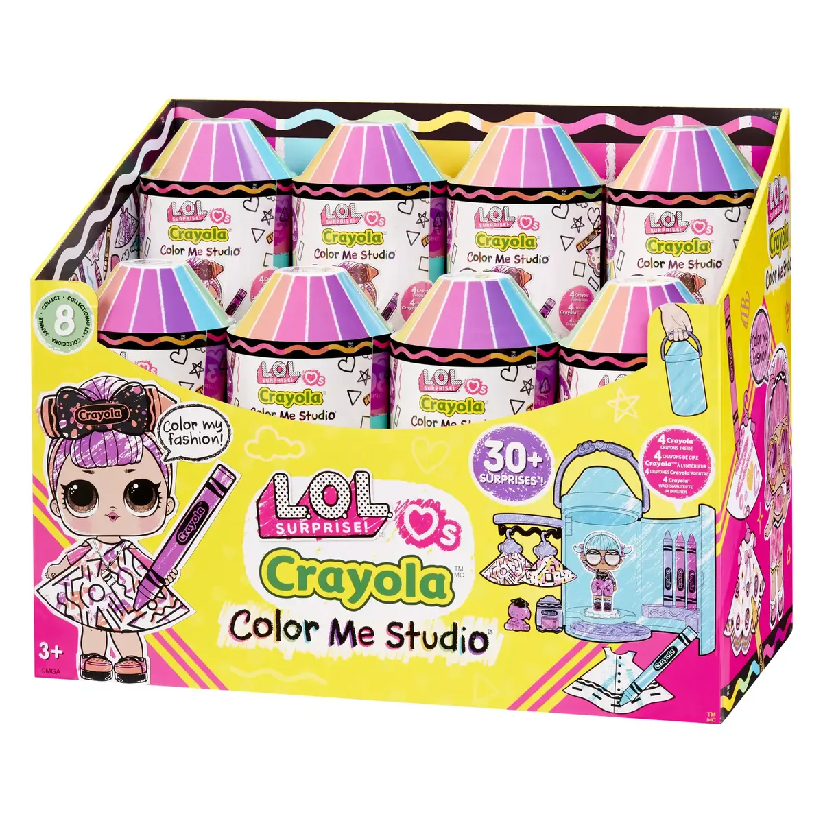 Mini lelle L.O.L. Surprise! Loves CRAYOLA Color Me Studio Photo 14