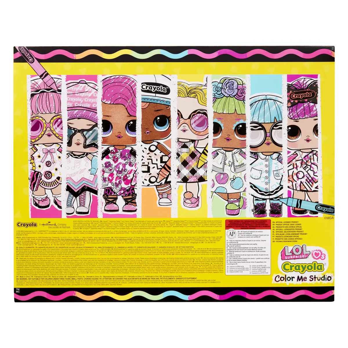 Mini lelle L.O.L. Surprise! Loves CRAYOLA Color Me Studio Photo 15