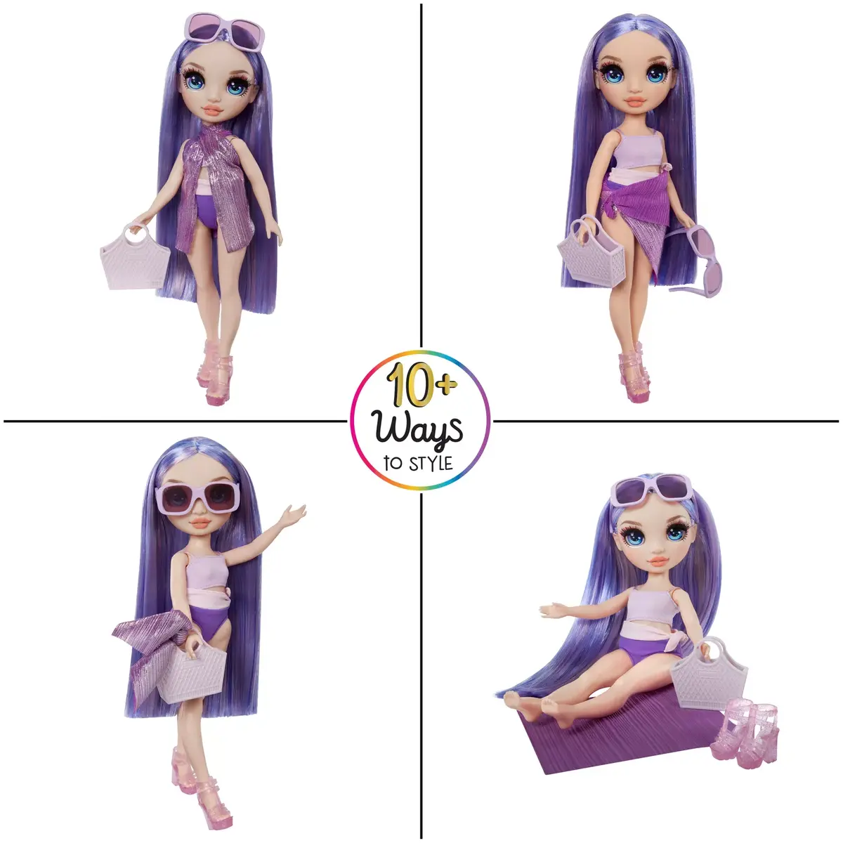 Modes lelle Rainbow High Violet Purple Photo 4