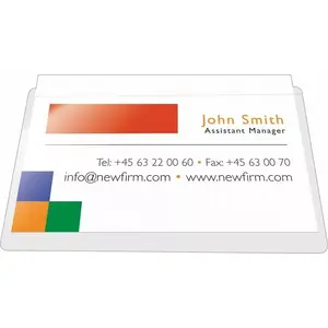 Business card file Q-Connect KF27040 — holds business cards, compact organizer