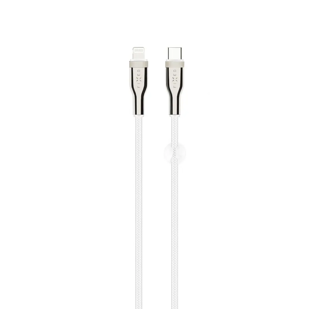 USB braided cable FIXED FIXDB-CL12-WH 1.2 m Photo 4
