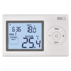 Термостат Emos P5607 Белый Комнатный 1.5V AA 230V