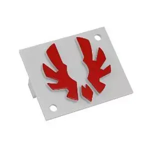 Computer case part BitFenix BFC-SNB-150-RLOG-SP — Midi Tower brand logo, red