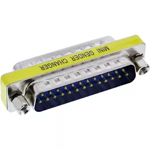 InLine Mini Gender Changer 25 Pin Sub-D male male