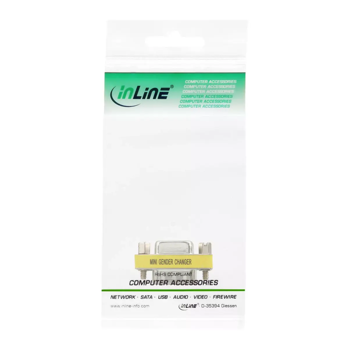 Mini Gender Changer InLine 47714 Photo 3