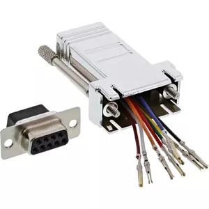 InLine Adapter DB9 female / RJ45 8P8C female metal-coated housing 68889L