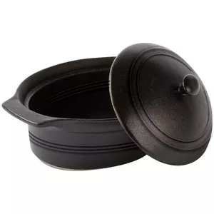 Taisnstūrveida keramiska nepiedegoša cepšanas forma LAMART LT9216 — 36×25×10,5 cm, -18–240°C, melna