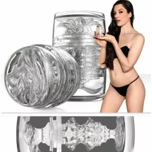 Masturbators Fleshlight Quickshot Double Stoya, 11 cm, Super Skin (TPE), divi atveres (vagināla un anālā)