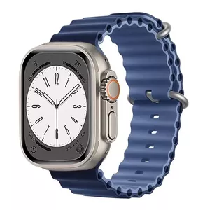 Силиконовый ремешок Riff Ocean для Apple iWatch Series 38/40/41 мм — Deep Navy