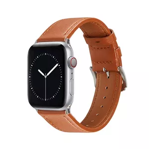 Кожаный ремешок Riff для Apple iWatch 42/44/45/49 мм, коричневый