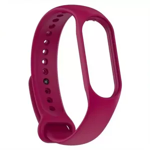 Silikona siksniņa Riff priekš Xiaomi Mi Band 3/4/5/6/7 — sarkana