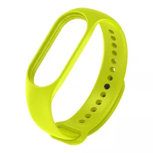Silicone strap Riff for Xiaomi Mi Band 3/4/5/6/7 — Lime green, replacement wristband