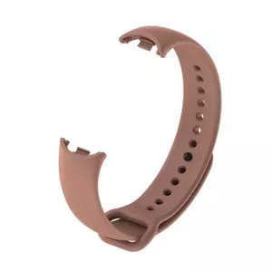 Силиконовый ремешок Riff для Xiaomi Mi Band 8 — кофейный