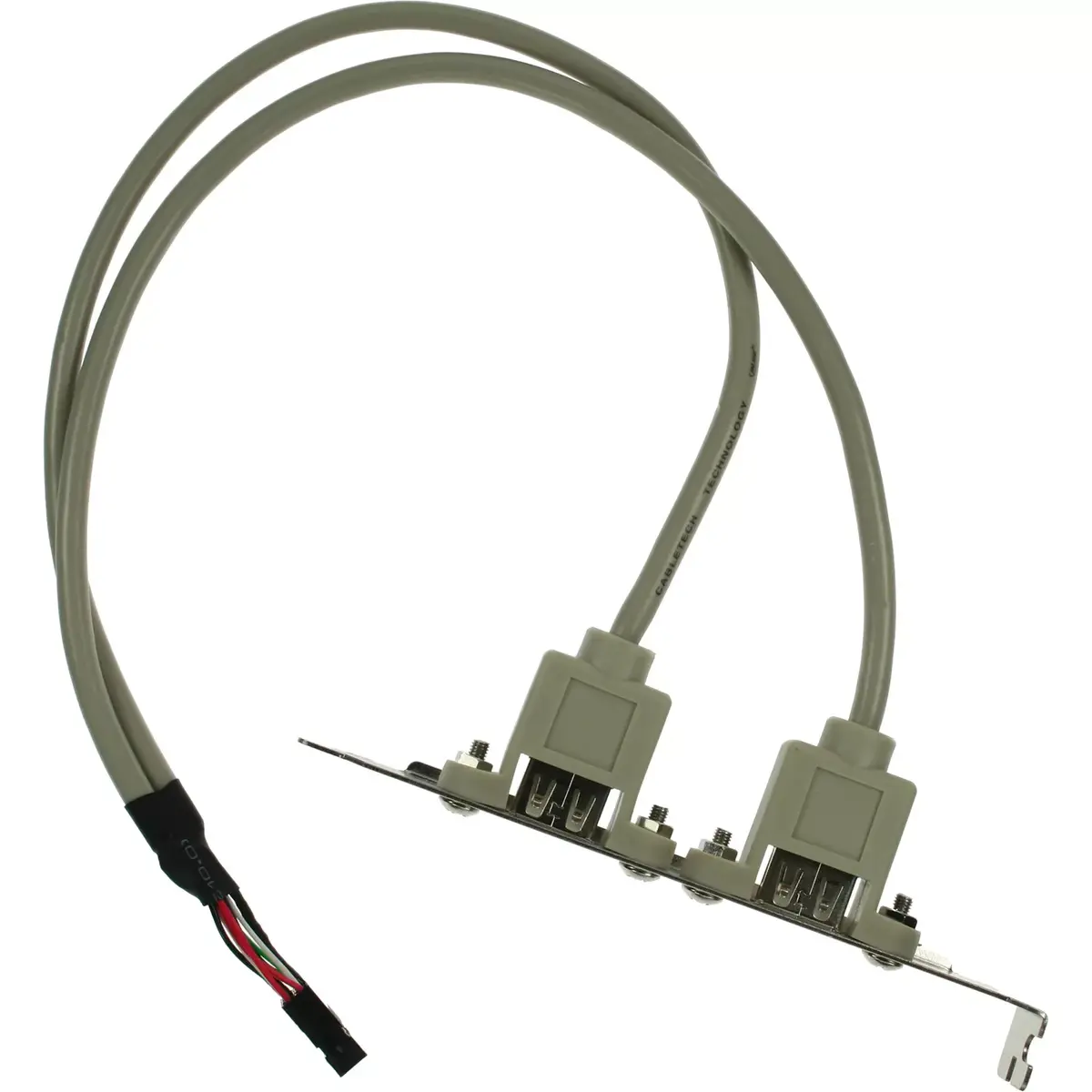 InLine USB 2.0 слотная планка 2x USB Type A female к 1x 10Pin Connector Photo 2