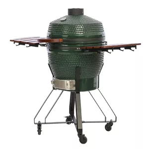 TARGUS Kamado Pro 22" гриль Size M (TunaBone) – керамический камадо, 22" рабочая поверхность, зелёный