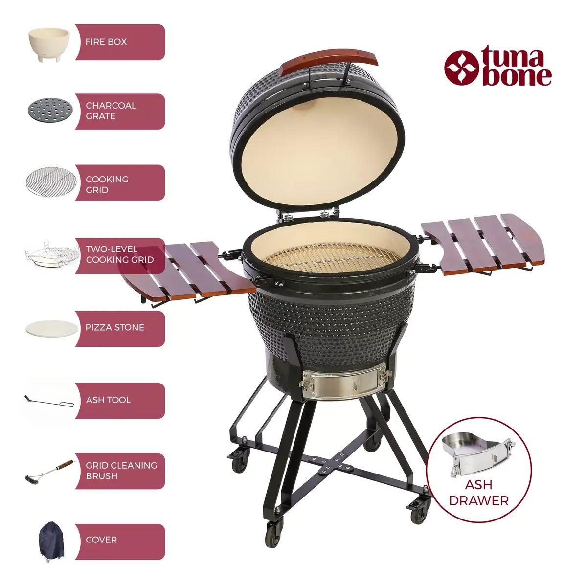 Гриль Kamado Pro 22" TARGUS размер M Photo 14