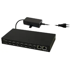 Network optical switch PULSAR SFG10F8 8xSFP 2xRJ45