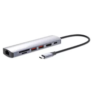 Docking Station Manhattan USB-C PD 7-in-1 4K