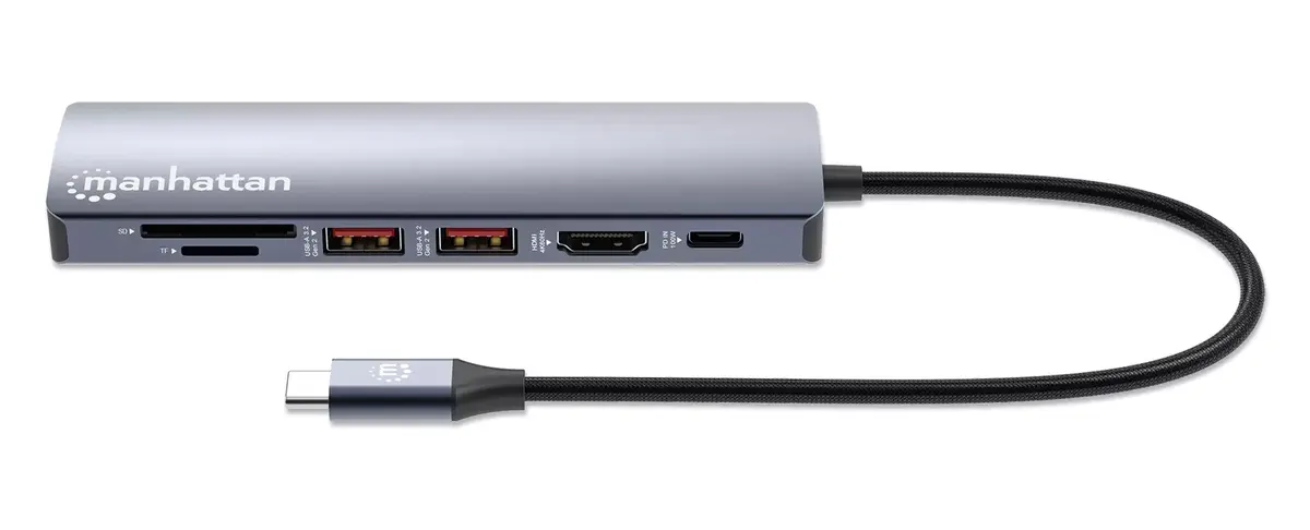 Док-станция Manhattan USB-C PD 7-в-1 4K Photo 4