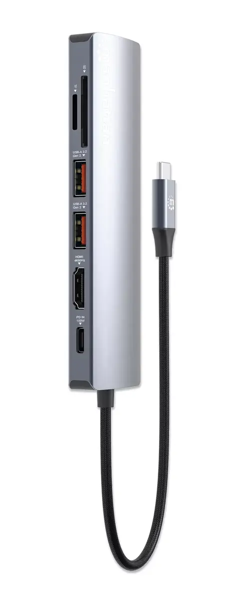 Док-станция Manhattan USB-C PD 7-в-1 4K Photo 6