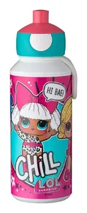Mepal Pop-up Campus dzeramā pudele L.O.L. Surprise 400 ml aktīvs vāciņš daudzkrāsaina ABS