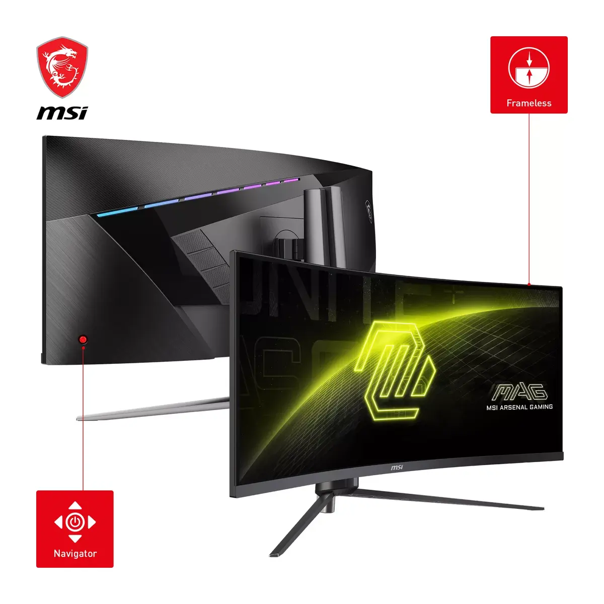 Монитор MSI MAG 345CQRDE Photo 3