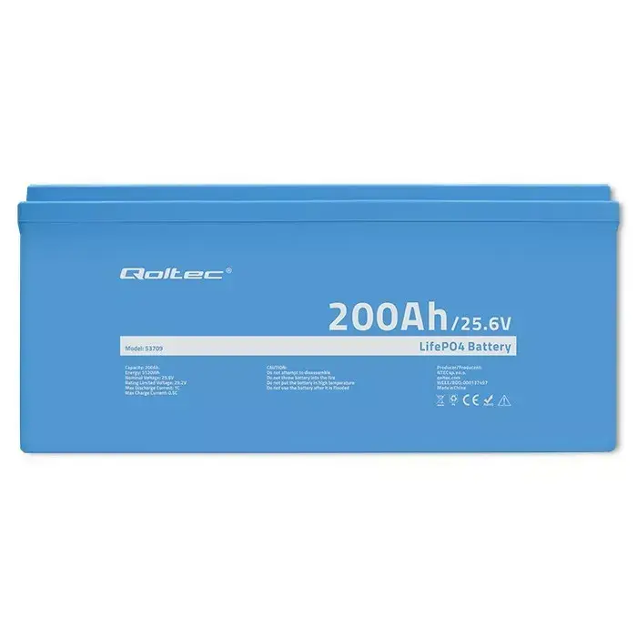 Аккумулятор LiFePO4 QOLTEC 25,6В 200А·ч Photo 4
